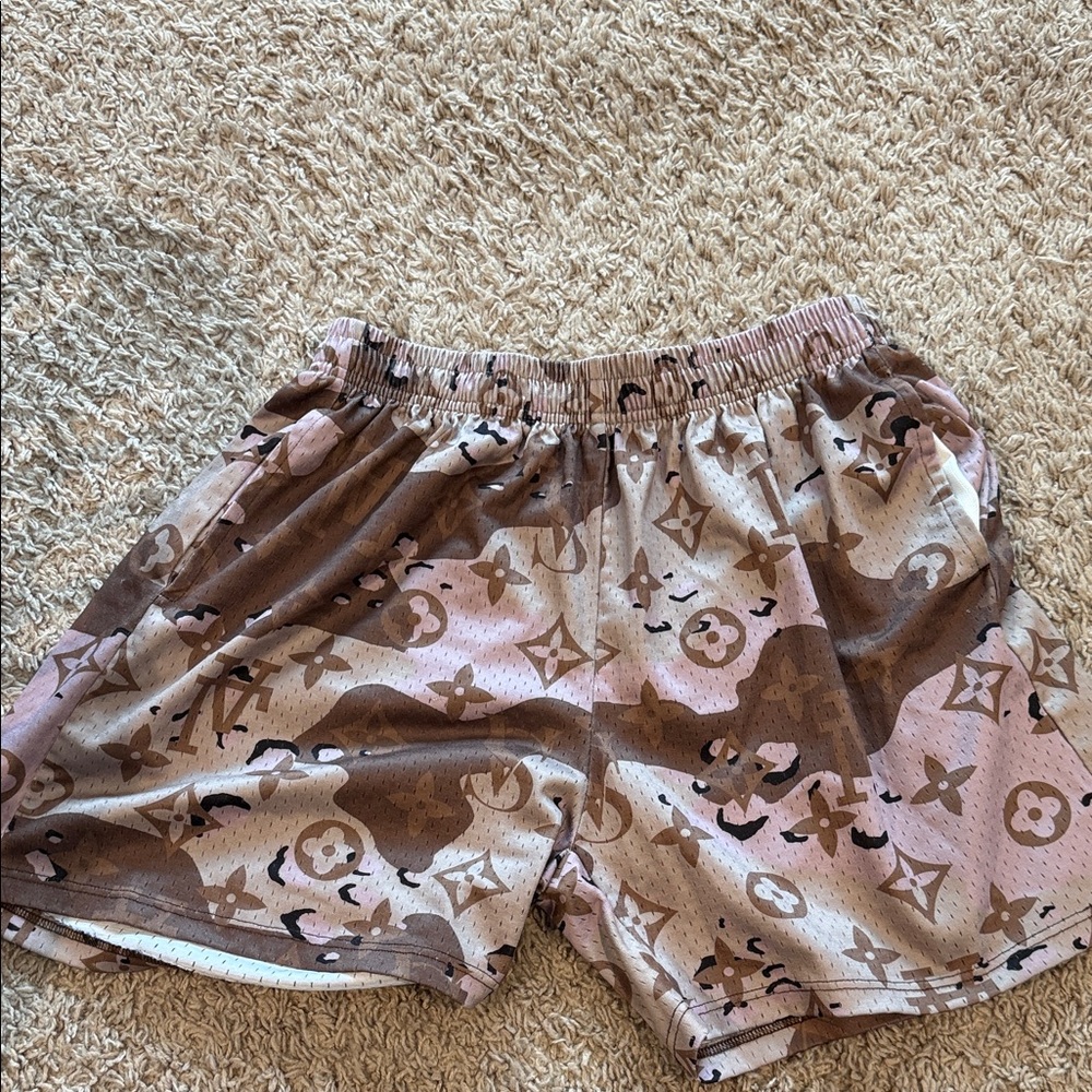 Versailles Men's VSxLA Mesh Shorts XL Brown Camo
